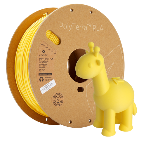 PolyTerra™ Matte PLA - Savannah Yellow - 1kg 1.75mm